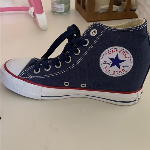 converse high wedge sneakers
